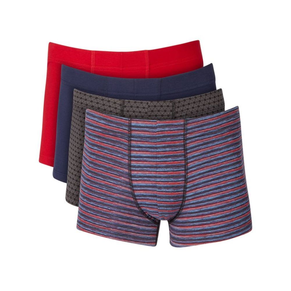 ALFATECH BY ALFANI Intimates 4 Pack Red Recycled Trunk Underwear S
